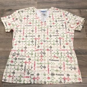 SB Snowflake Scrubs